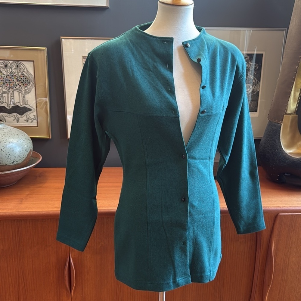 Mappin greed buttoned top mercersied cotton shoulder pads - Picture 6 of 15
